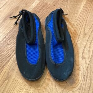 Kids Black and Blue Water Shoes